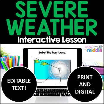 Preview of Severe Weather Lesson: Thunderstorms, Hurricanes, Tornadoes, and Winter Storms