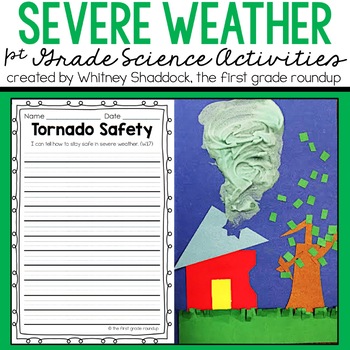 Preview of Severe Weather Activities for First Grade
