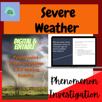 Preview of Severe Weather Phenomenon Investigation- print & go / digital 