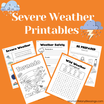 Preview of Severe Weather Printables