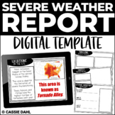 Severe Weather Report | Google Slides Template | Digital Report