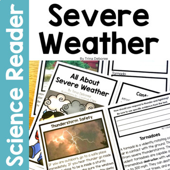 Preview of Severe Weather: Severe Weather Activities Reading Comprehension for 2nd Grade