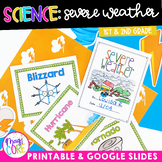 Severe Weather Storms - 1st & 2nd Grade Science Unit - Printable & Digital