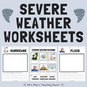 severe weather worksheets by mrs mac s teaching hacks tpt