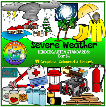 Preview of Severe Weather and Emergency Preparedness Clipart