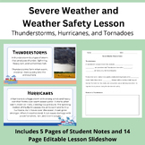 Severe Weather and Safety Lesson | Thunderstorms, Hurrican