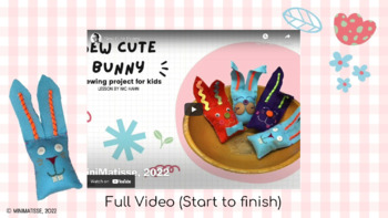 Preview of Sew Cute Bunny