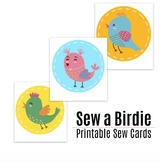 Sew a Birdie - Lacing Cards