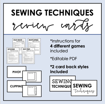 Basic sewing techniques - review
