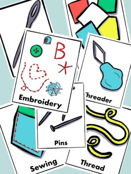 Preview of Sewing/Embroidery Visual Vocabulary