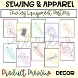 Sewing Equipment Classroom Posters | Apparel & Sewing | De