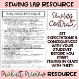 Sewing Lab Sewing Contract | Sewing & Apparel | FACS | FCS |