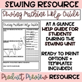 Sewing Machine Help Note Guide | Apparel & Sewing | Practi