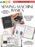 Sewing Machine and Sewing Basics Digital Interactive Notebook