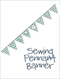 Sewing Pennant Banner