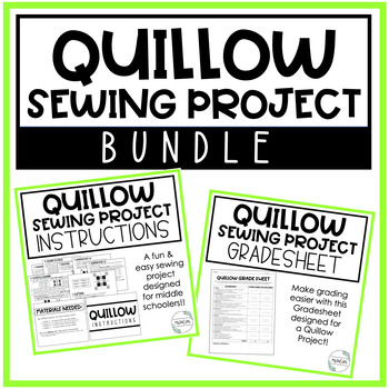 Preview of Sewing Project: Quillow | BUNDLE | Family Consumer Sciences | FCS