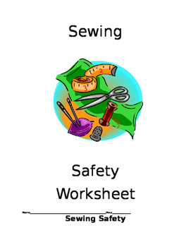 Preview of Sewing Safety Worksheet