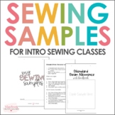 Sewing Techniques | FCS | Sewing Curriculum