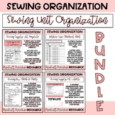 Sewing Teacher Organization BUNDLE | Sewing & Apparel | FCS, FACS