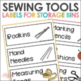 Sewing Tools | Labels for Storage Bins