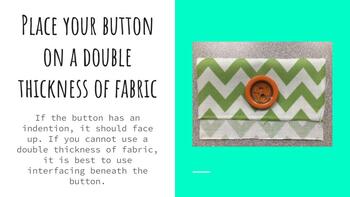 Preview of Sewing a Button Tutorial and Video