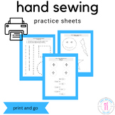 Sewing (hand-stitching) ⌁ Worksheets
