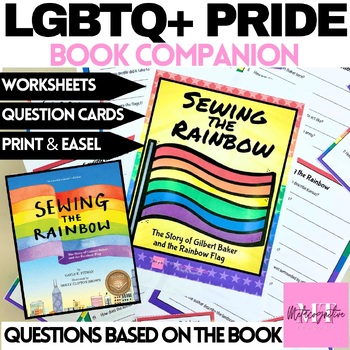 Preview of Sewing the Rainbow - Pride Month Book Companion Reading Comprehension Questions