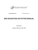 Sex Education Activities Manual