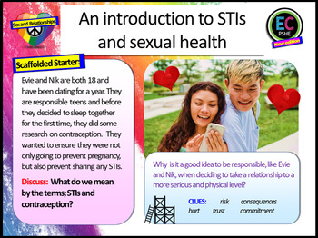 Preview of Sexual Health STIs / STDs Sex Education