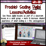Sexting Digital Lessons / Activities