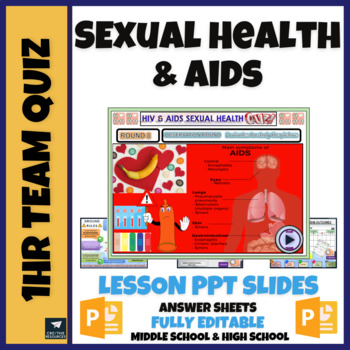 Preview of Sexual Health and Aids High School Quiz