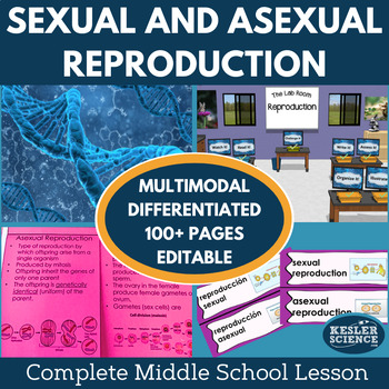Preview of Sexual and Asexual Reproduction Complete 5E Lesson Plan