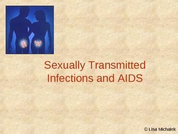 Preview of Sexually Transmitted Diseases HIV/AIDS PowerPoint Presentation Lesson