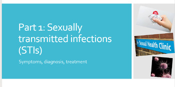 Preview of Sexually transmitted infection (STIs) for PHSE/sexual education with Q activity
