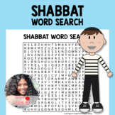 Shabbat Word Search | Jewish Word Find | Cultures Around T