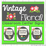 Shabby Chic Center Posters {Vintage Floral Design}