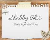Shabby Chic Dailey Agenda Slides