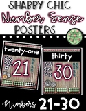 Shabby Chic Number Sense Posters SET 3