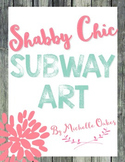 Classroom Posters: Shabby Chic