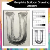 Shaded Balloon- Graphite Drawing