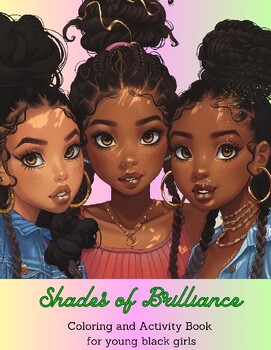 Preview of Shades of Brilliance: Coloring and Educational Activity book
