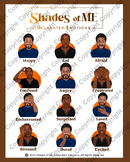 Shades of ME - Feelings Chart - Black Men (English)