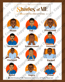 Shades of ME - Feelings Chart - Boys of Color (English)