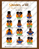 Shades of ME - Feelings Chart - Girls of Color (Spanish)