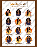 Shades of ME - Feelings Chart - Women of Color (Spanish)