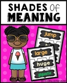 Shades of Meaning Activities | Shades of Meaning Practice