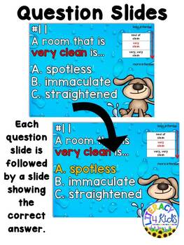 Shades Of Meaning Synonyms Nuances Of Meaning By Literacy 4 Kids