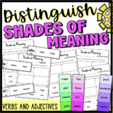 Shades of Meaning Worksheets and Activities
