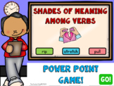 Shades of Meaning Among Verbs PowerPoint Game