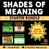 Shades of Meaning Vocabulary Lessons Starter Bundle